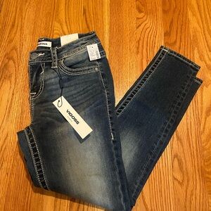 Vigoss Women's Dark Blue Skinny Jeans